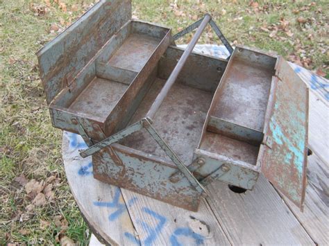 vintage metal tool box|old metal tool boxes.